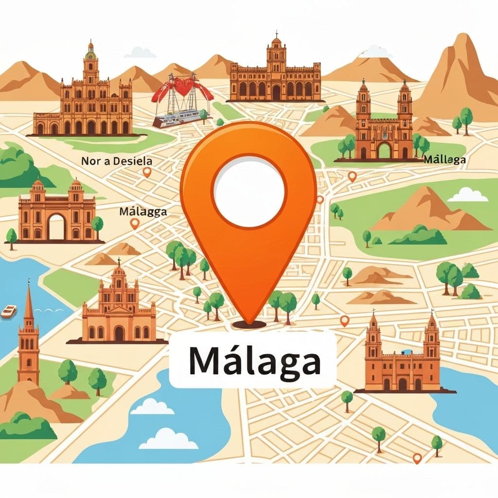 Ubicación del taller Chapa y Pintura Lumar en Álora, Málaga